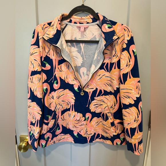 Lilly Pulizter Flamingo Skipper Pullover - Picture 3 of 8
